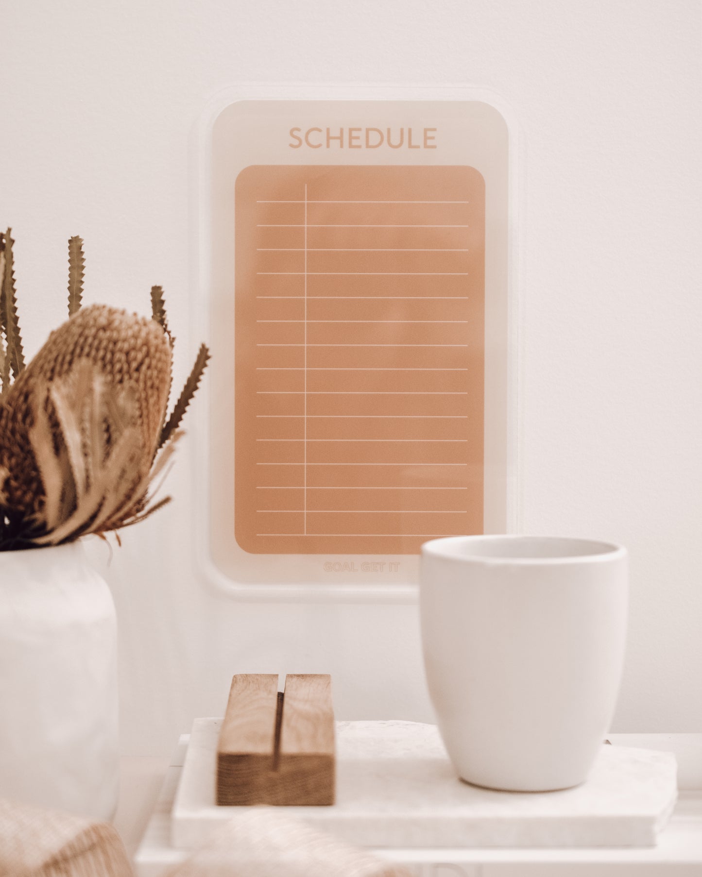 Acrylic Planner - Schedule Tracker