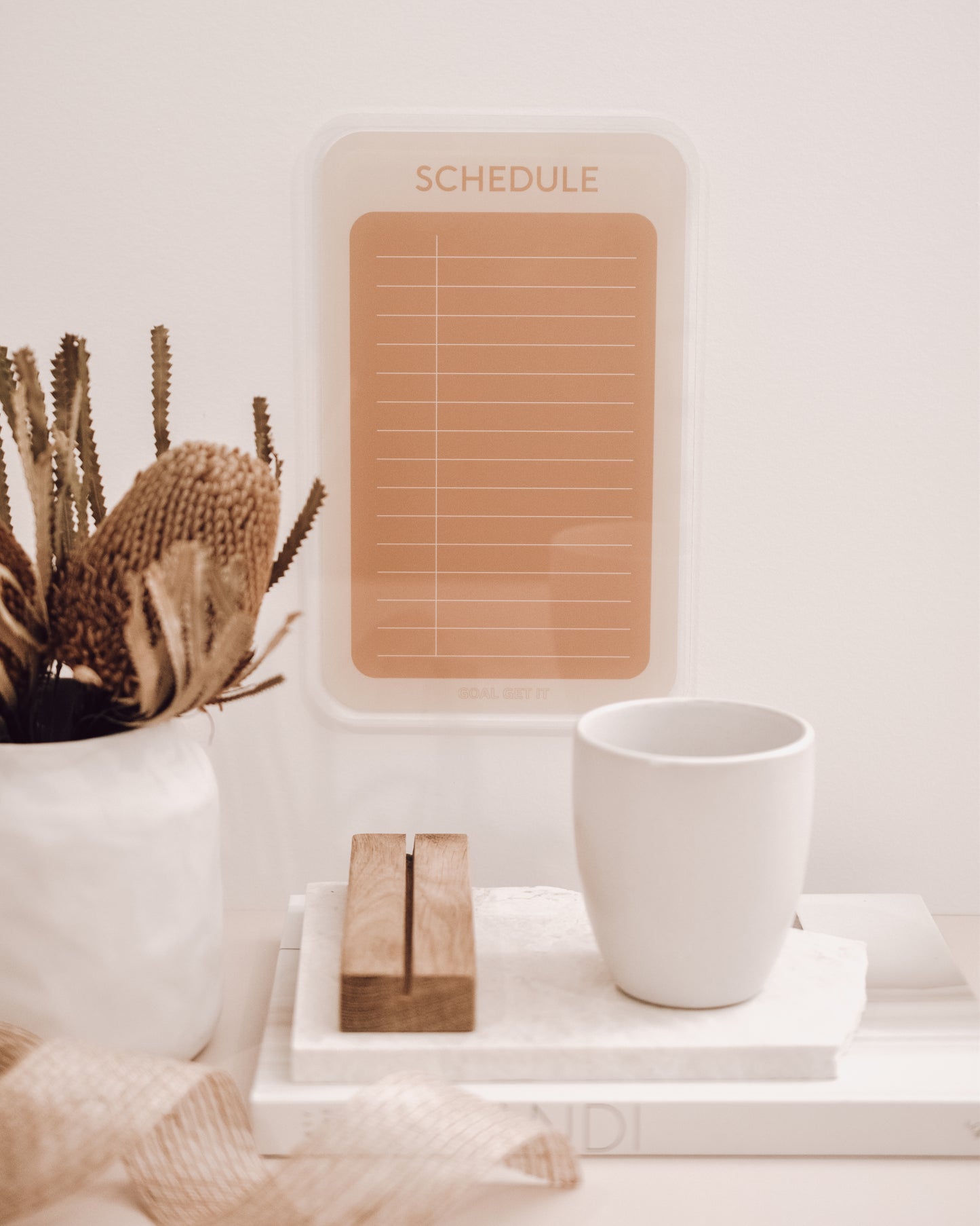Acrylic Planner - Schedule Tracker